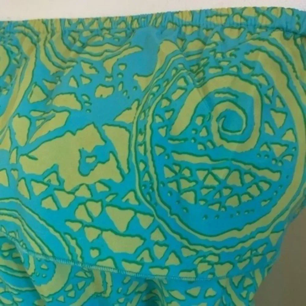 Chelsea and Gunn Aqua and Lime Maxi Dress - Picture 5 of 6